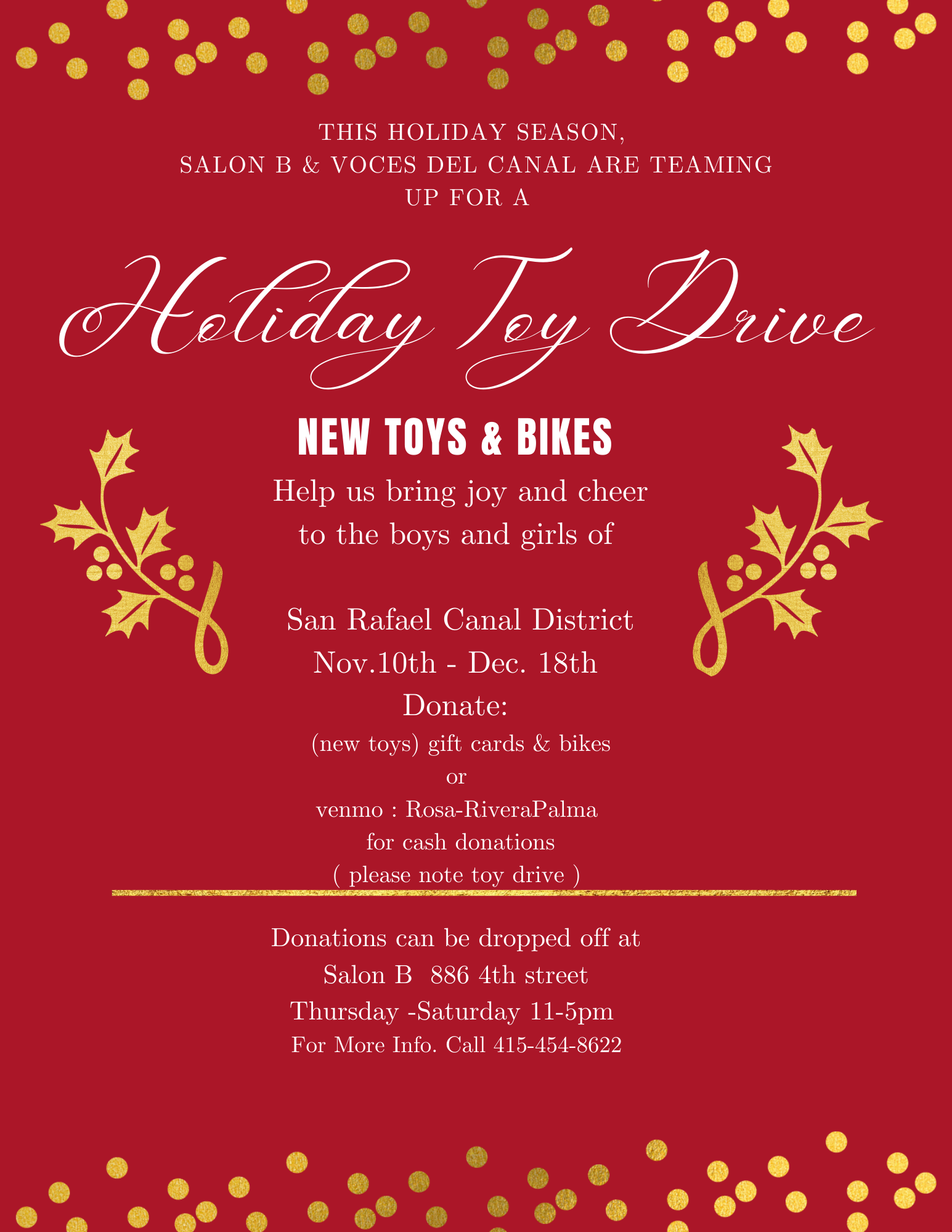 Holiday Toy Drive