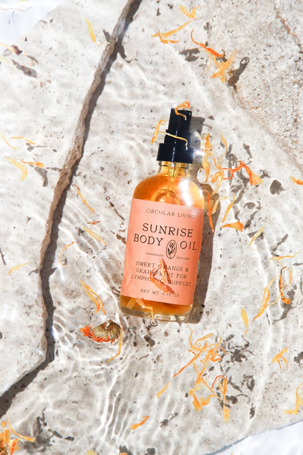 Sunrise Body Oil, Sweet Orange & Grapefruit: Travel Size 2 fl oz