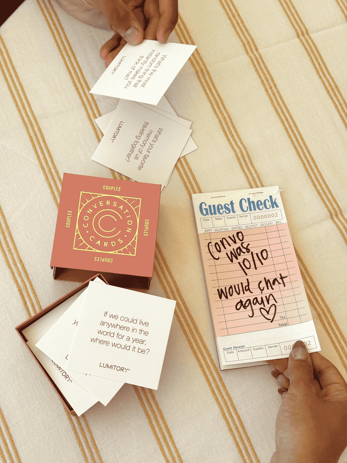 Couples Conversation Cards - Case of 6