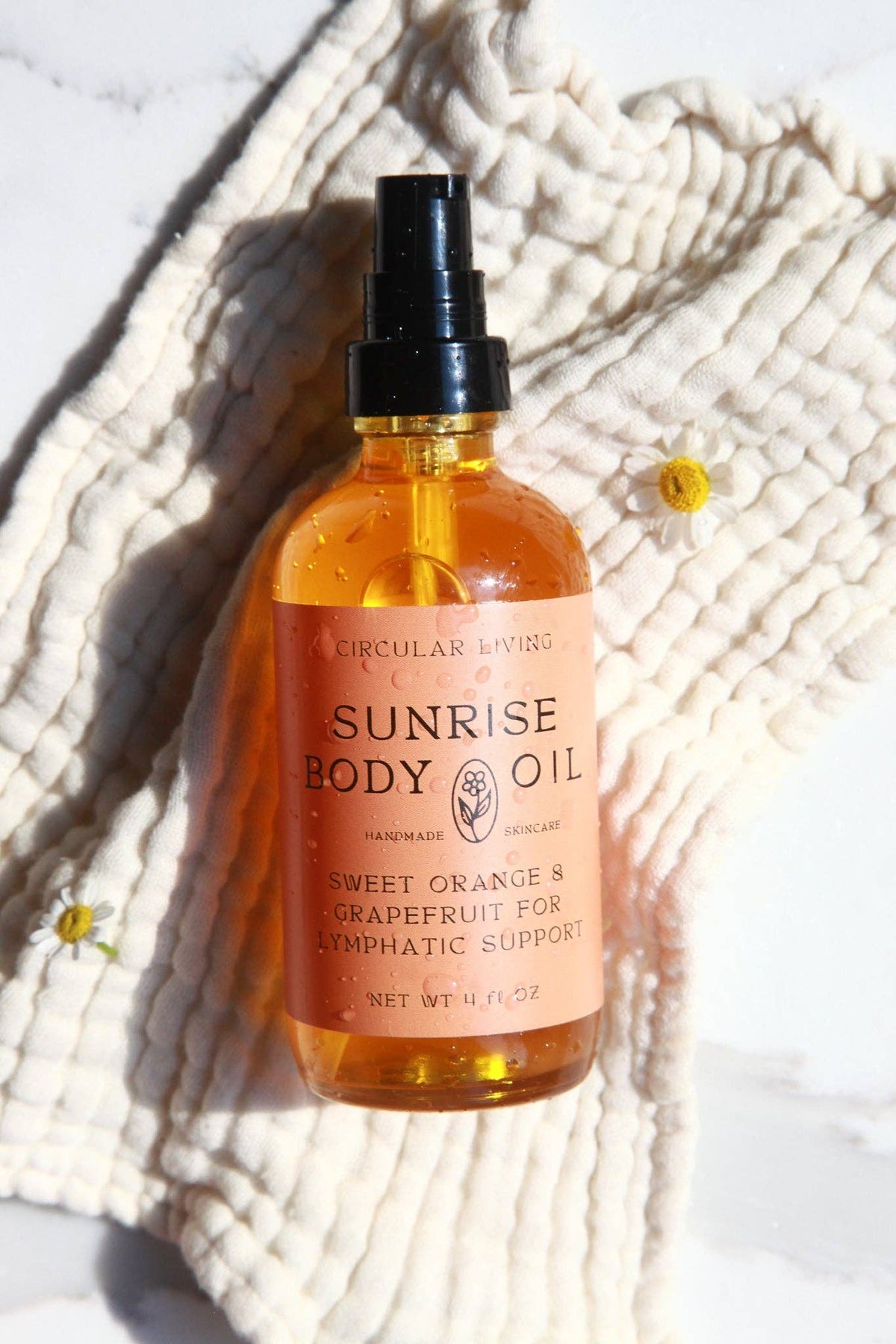 Sunrise Body Oil, Sweet Orange & Grapefruit: Travel Size 2 fl oz