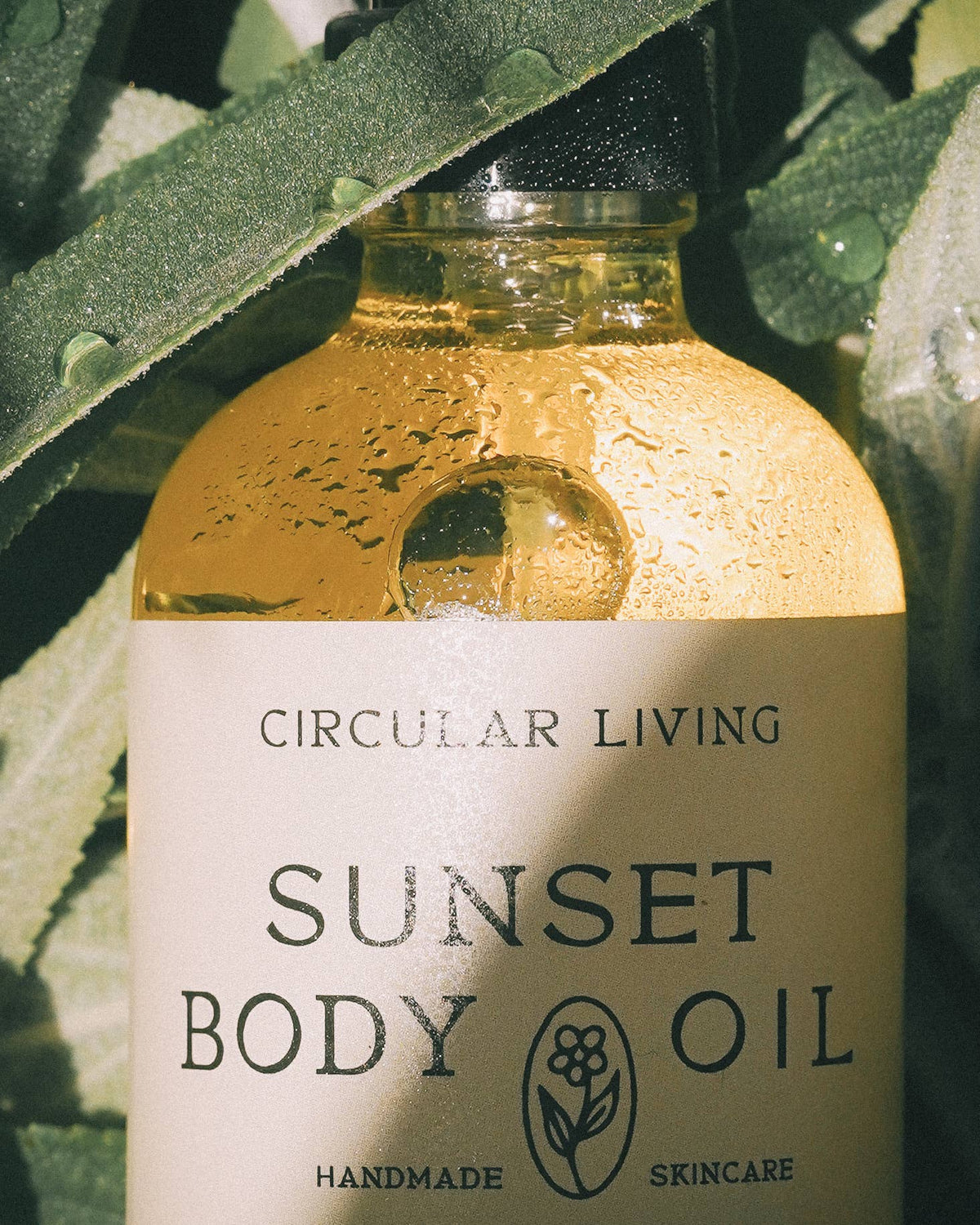 Sunset Body Oil, Clary Sage & Vetiver: 4 fl oz