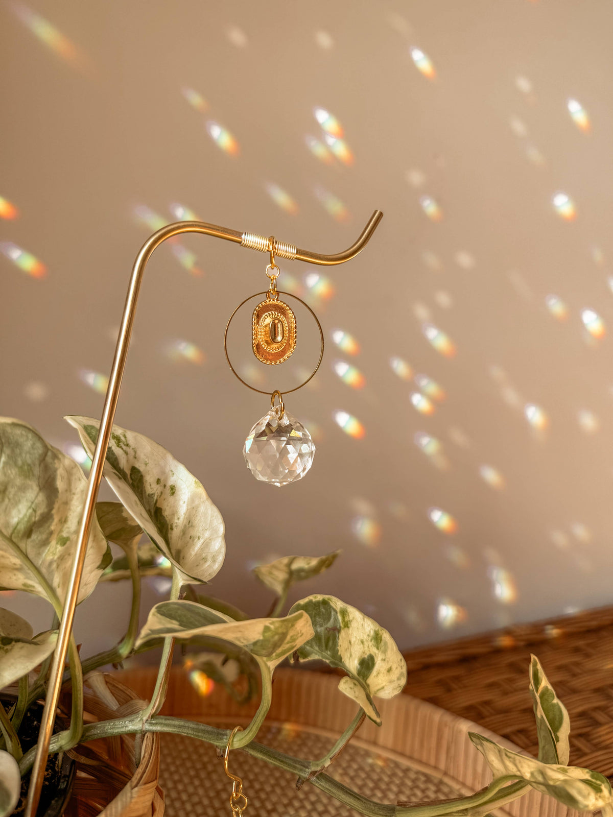 Plant Stake | Suncatcher + Cowboy Hat | Sparkling Window Art