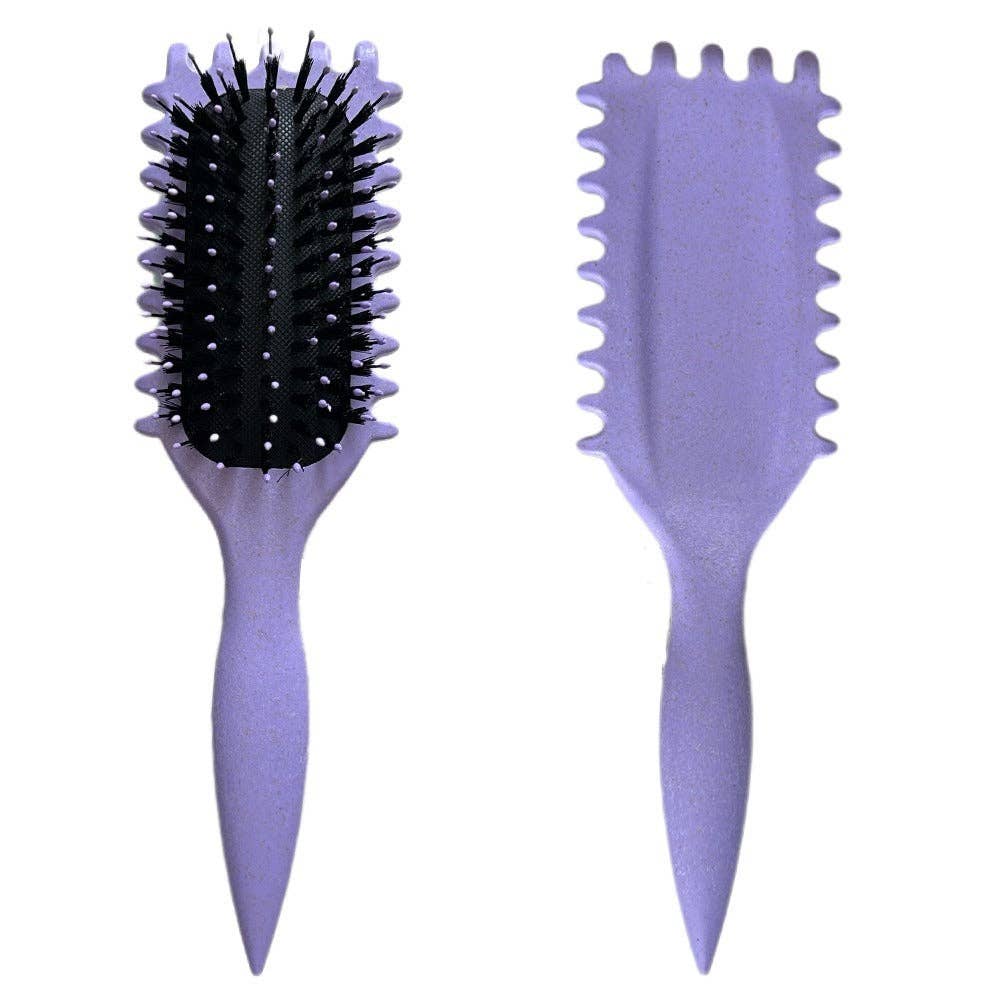 Paddle Hair Curly Comb For Women's - Assorted: Pink