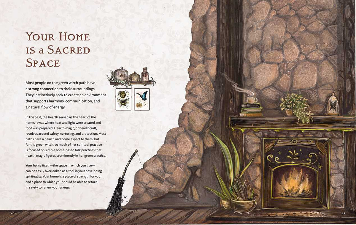 Green Witch Illustrated by Arin Murphy-Hiscock: Hardcover