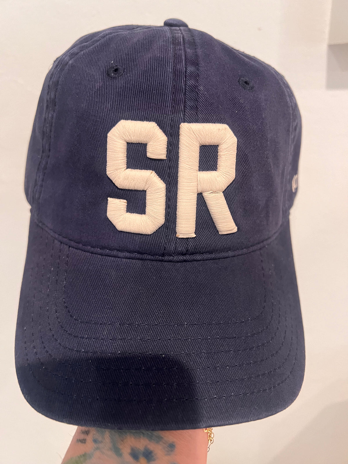 Show Your Local SR   ( San Rafael ) Love Navy Cotton Dad Hat