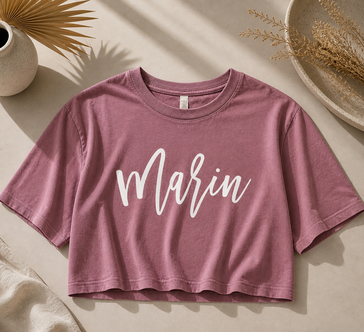 Marin Crop Top ~ Mauve