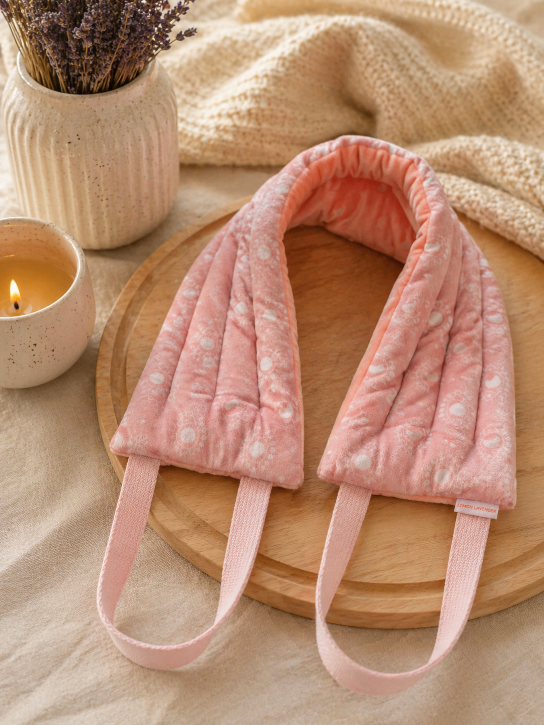 Lemon Lavender Hot Stuff Heated Neck Wrap