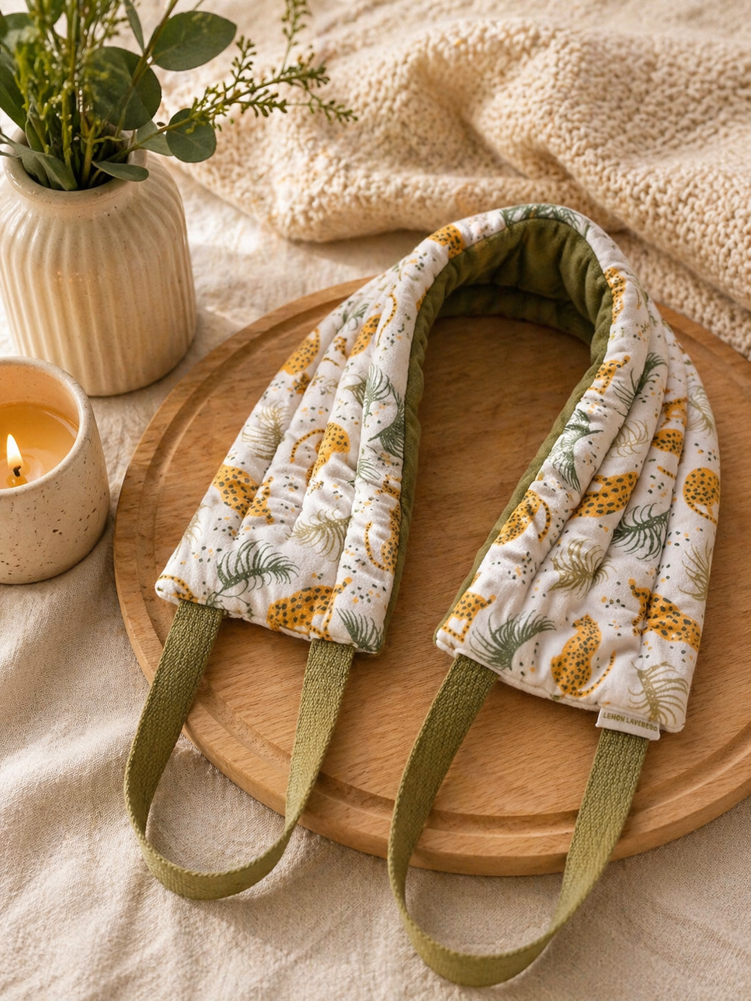 Lemon Lavender Hot Stuff Heated Neck Wrap