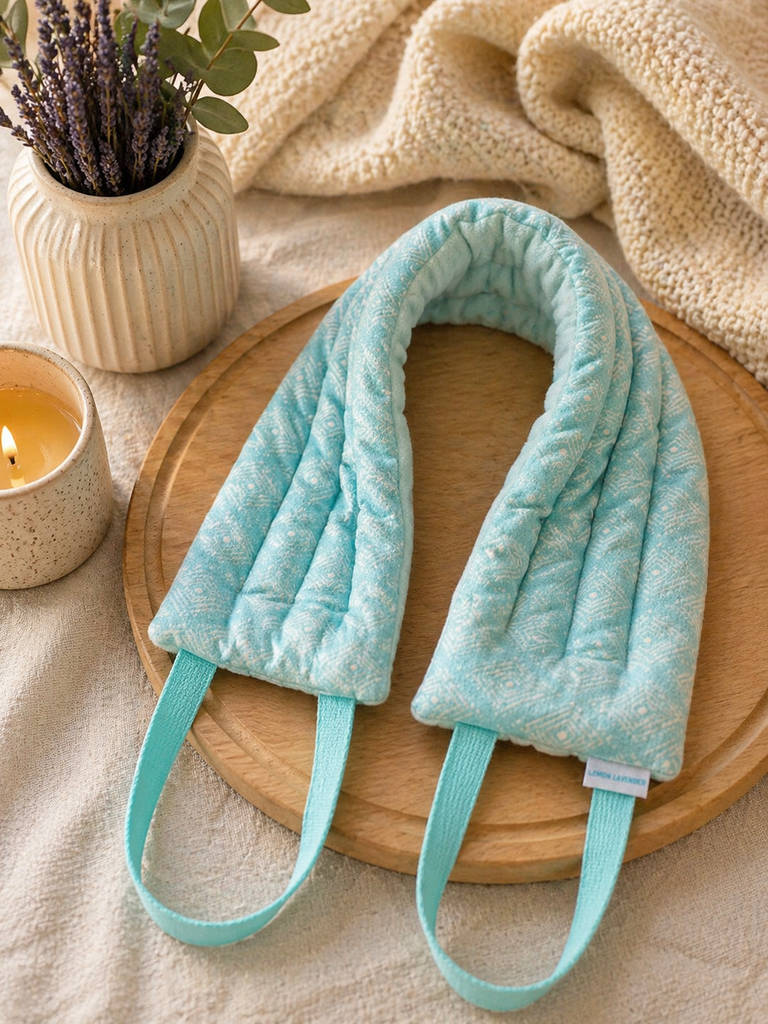 Lemon Lavender Hot Stuff Heated Neck Wrap