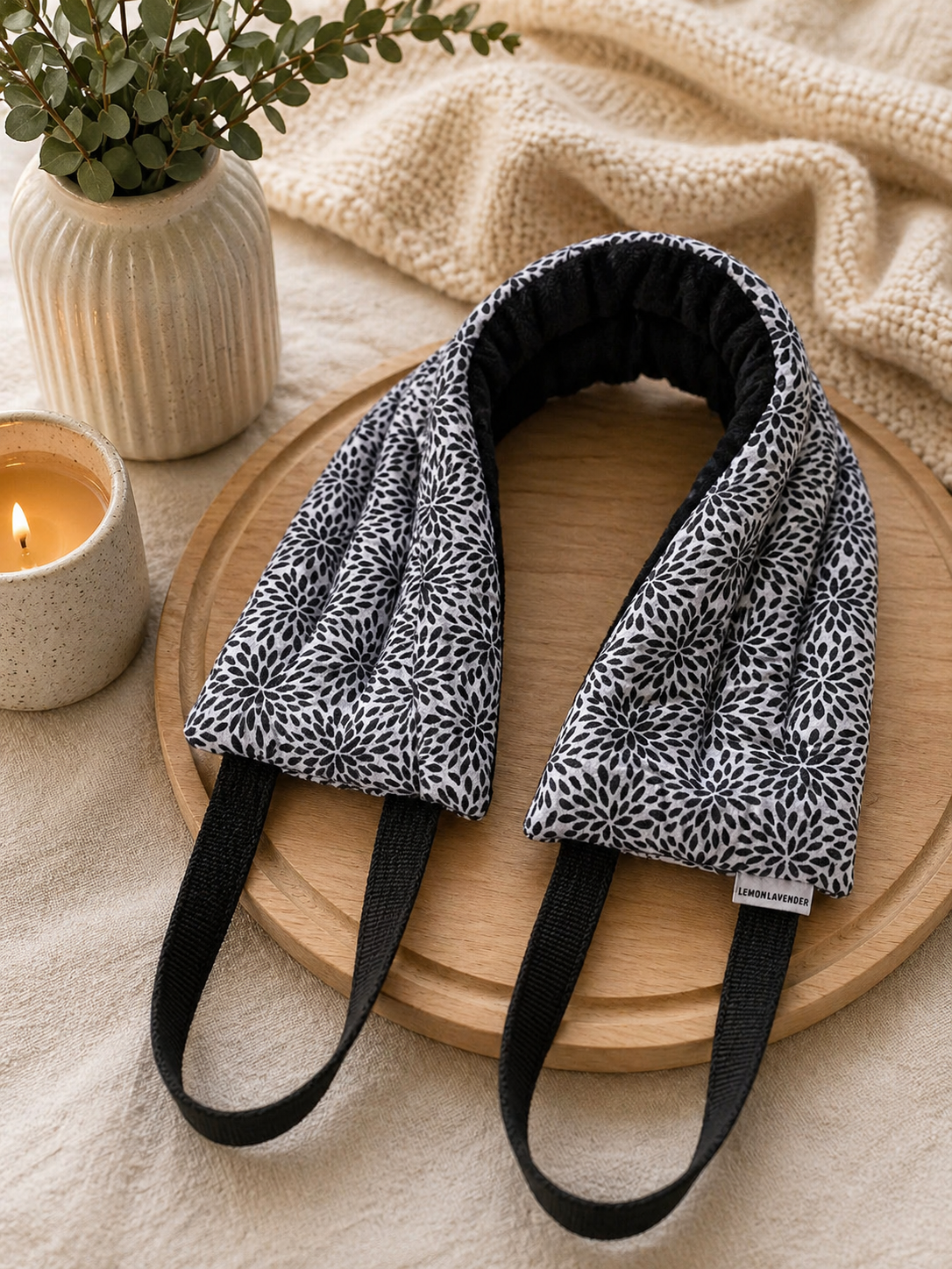 Lemon Lavender Hot Stuff Heated Neck Wrap