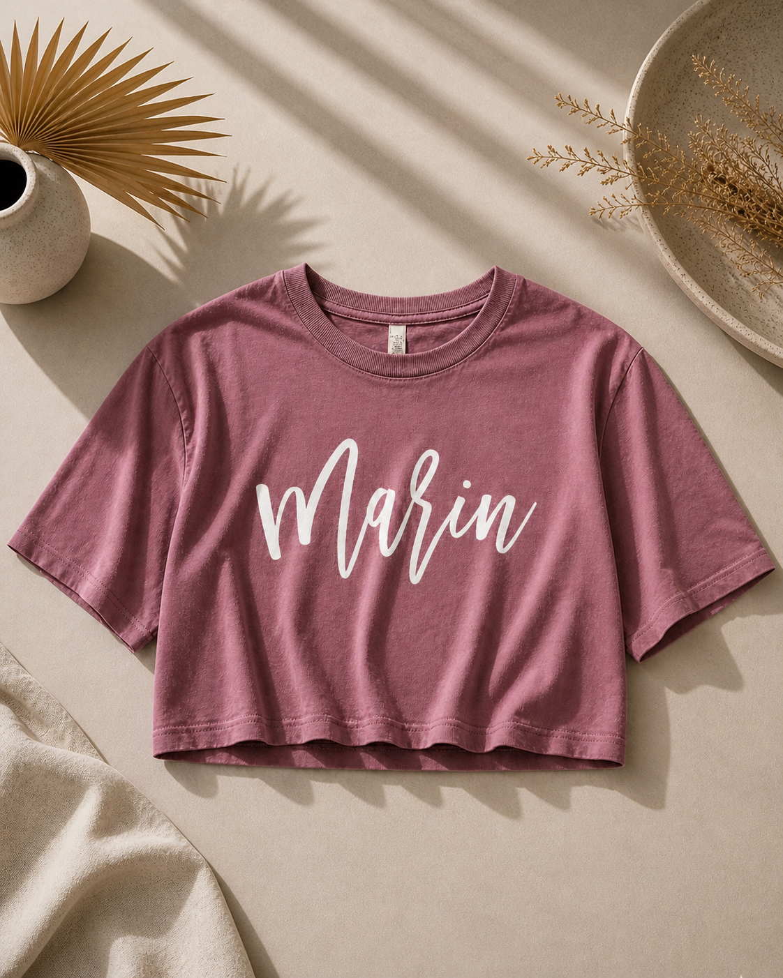Marin Crop Top ~ Mauve