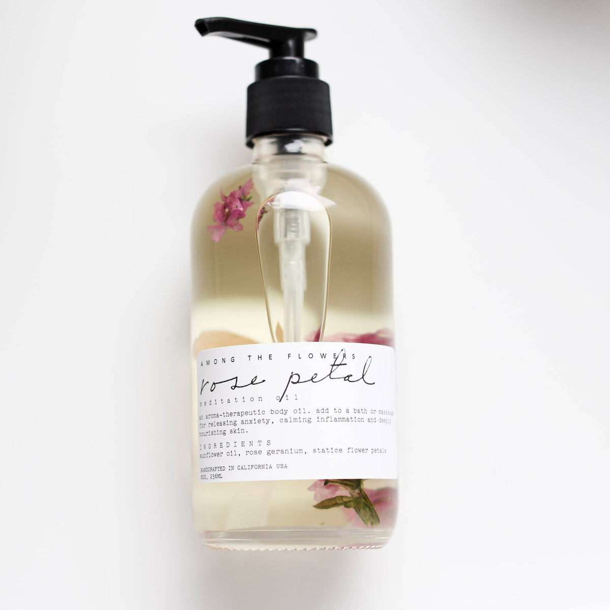 Rose Petal Body Oil.  2 oz