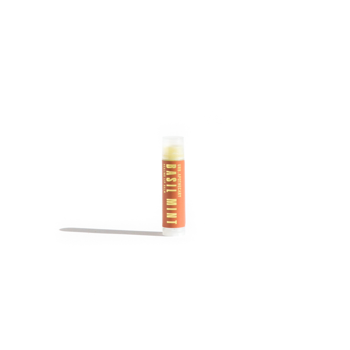 Basil Mint Lip Balm - Healing, Botanically-Infused, Plastic