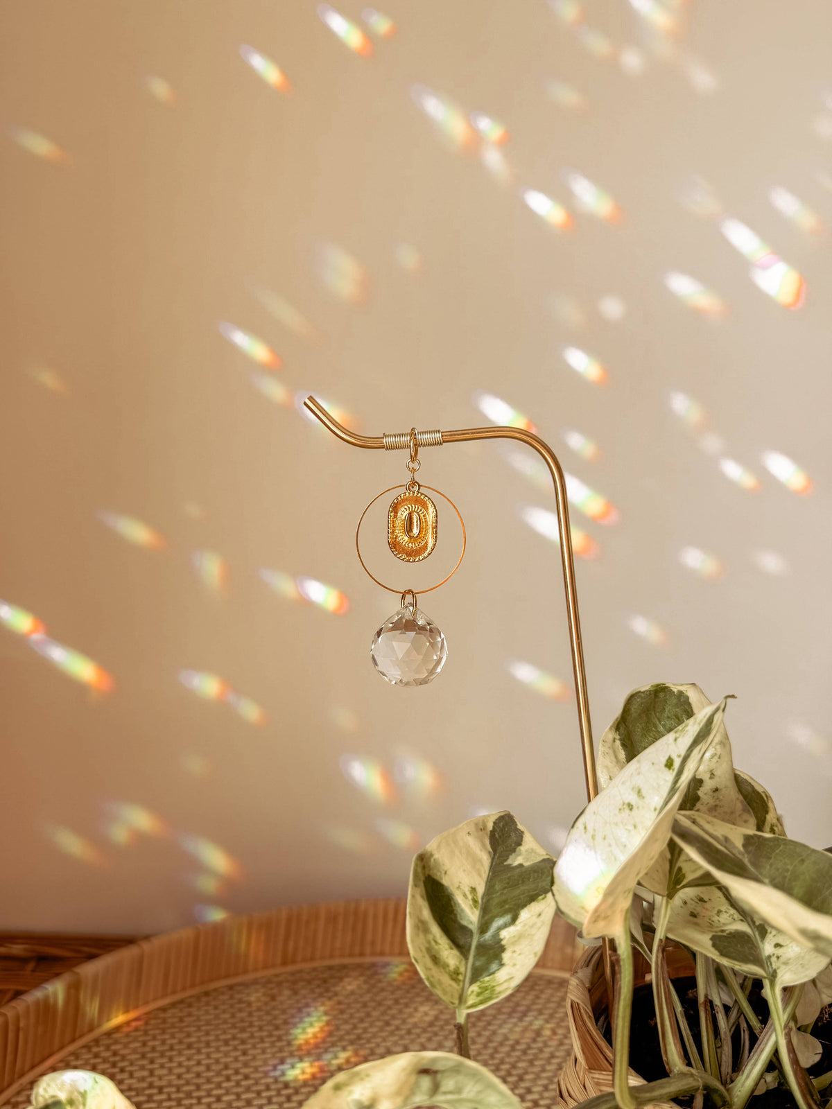 Plant Stake | Suncatcher + Cowboy Hat | Sparkling Window Art