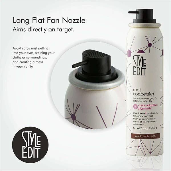 Brunette Root Concealer Spray: Light Brown