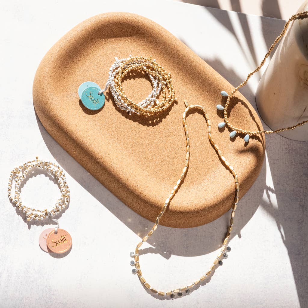 Metal Wrap Teardrop Gold