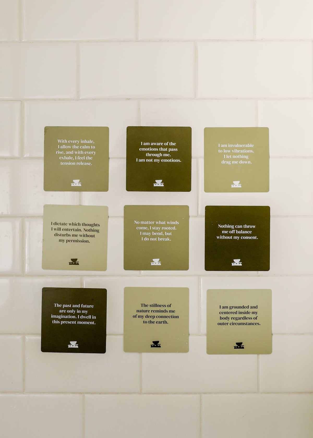 Shower Affirmation™ Cards - Grounding