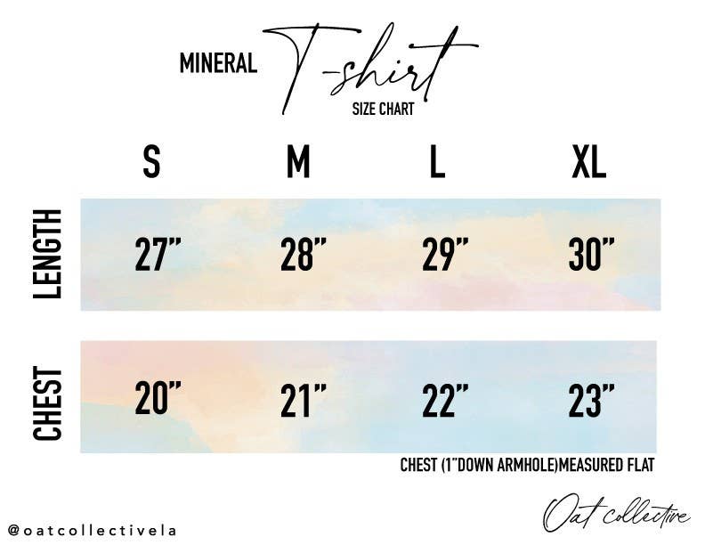 SUPPORT LOCAL Mineral Washed Graphic Top STORM