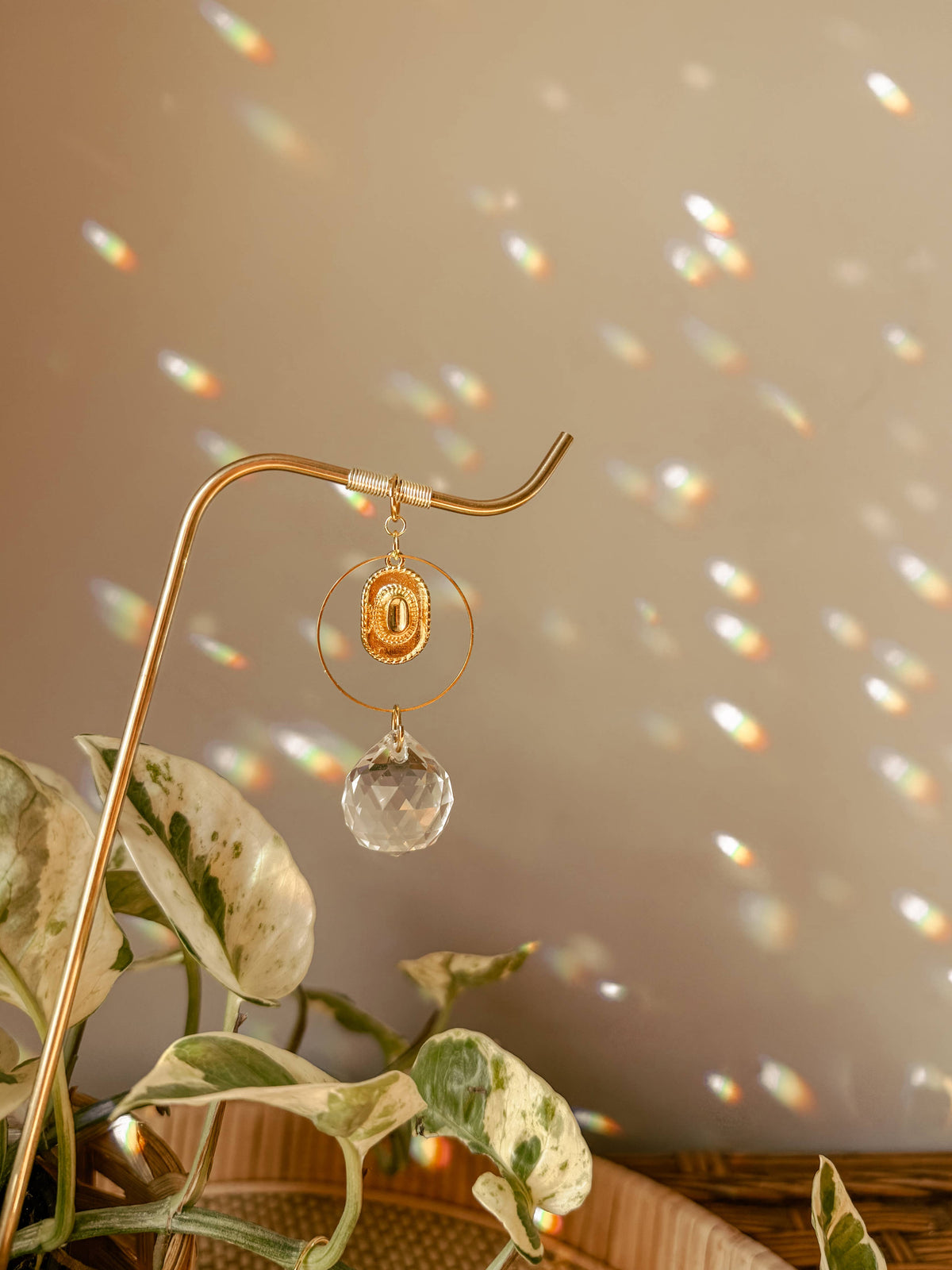Plant Stake | Suncatcher + Cowboy Hat | Sparkling Window Art