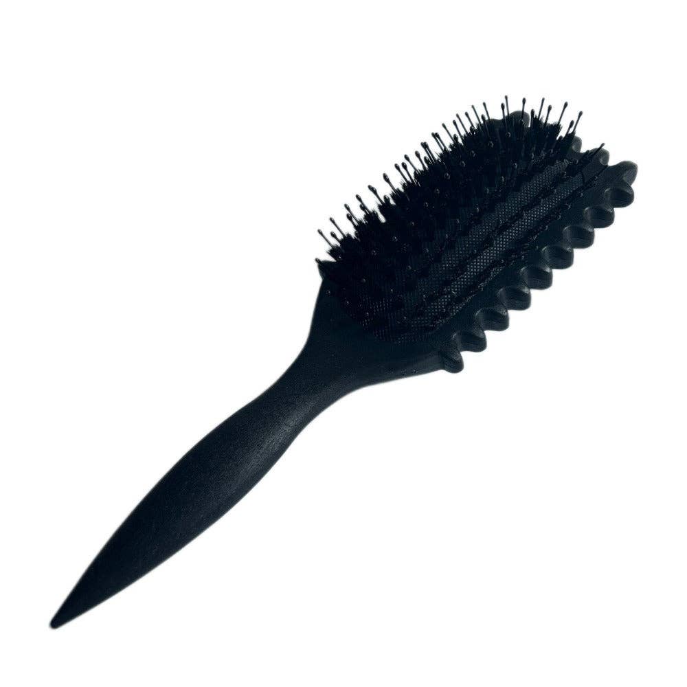 Paddle Hair Curly Comb For Women's - Assorted: Pink