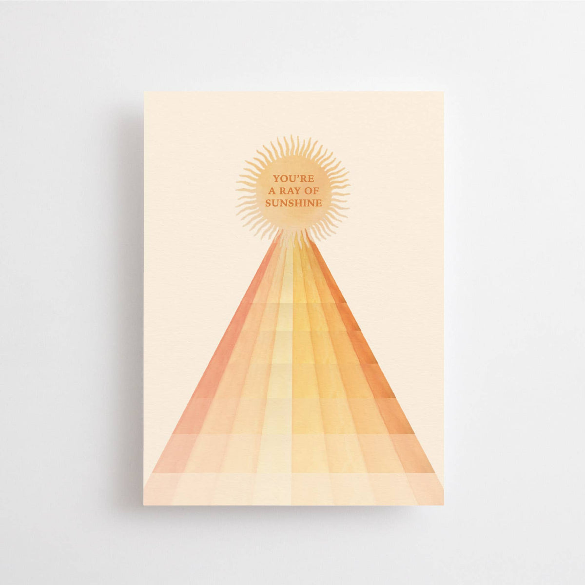 YOU&#39;RE A RAY OF SUNSHINE - POSTCARD -