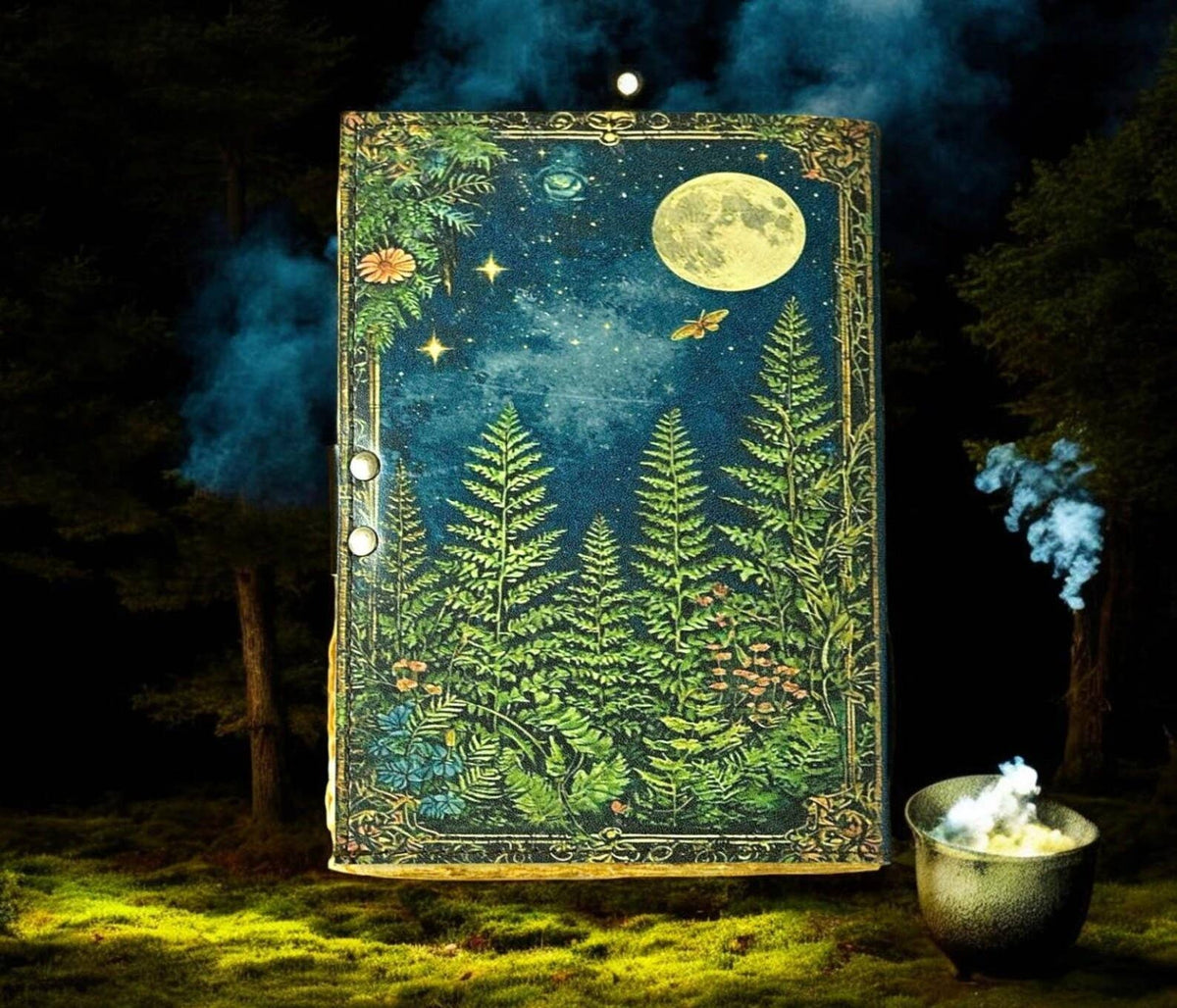 Grimoire leather journal Print Tree of Life Journal Notebook