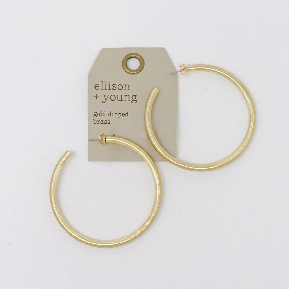 Ellison +Young Gold Dipped Hoops