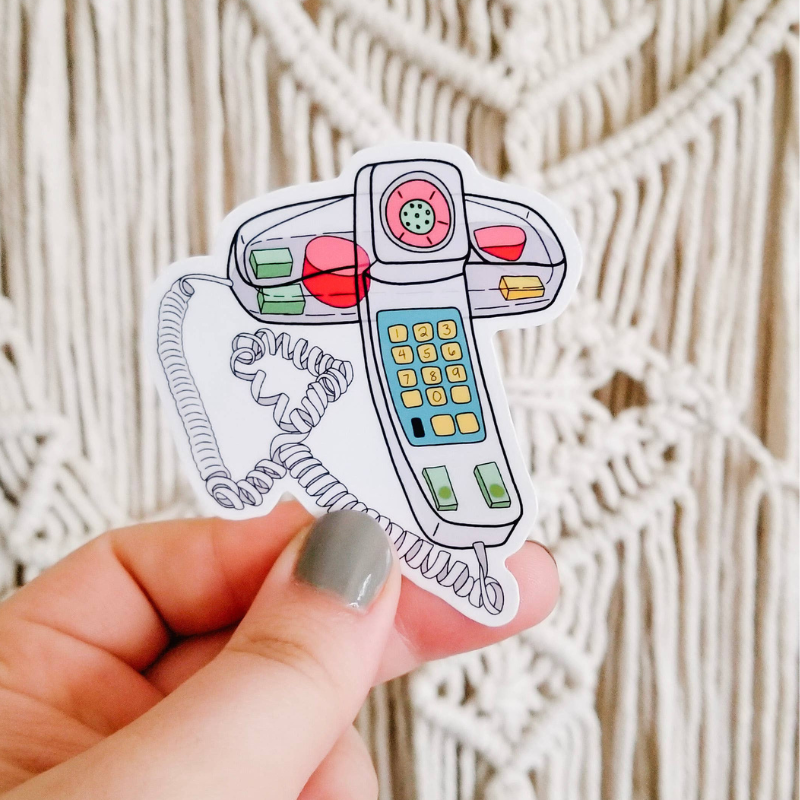 80’s Phone Sticker