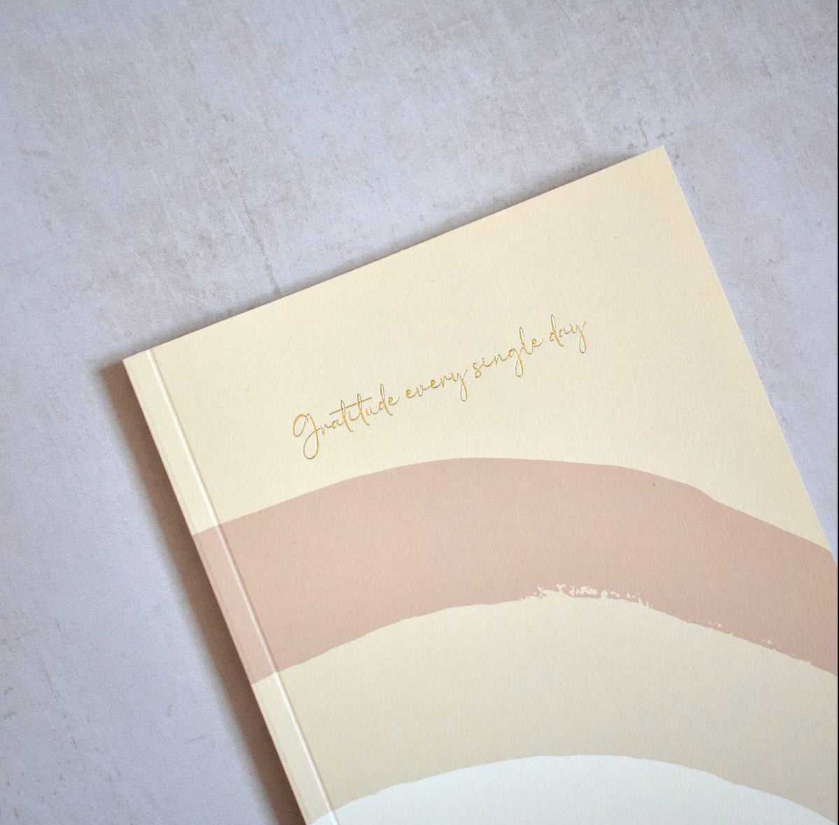 Rainbow Gold Foiled Notebook - Bright Days Ahead