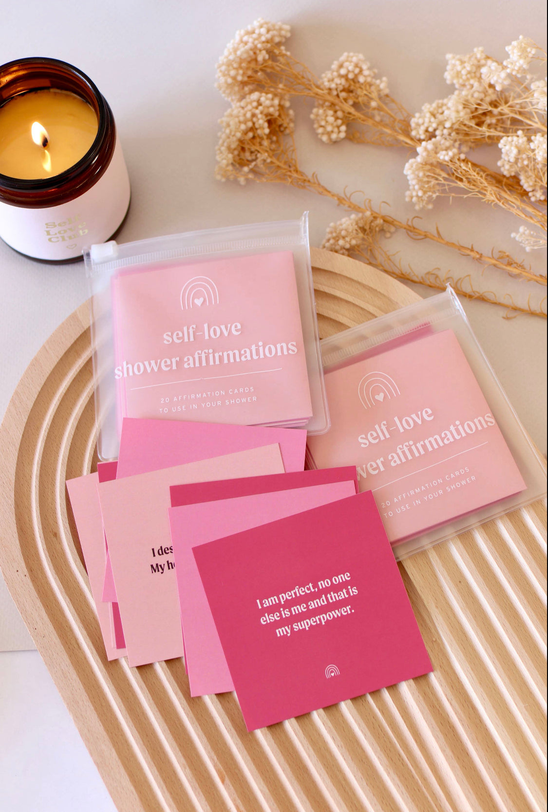 Self Love Affirmation &amp;    Shower Cards